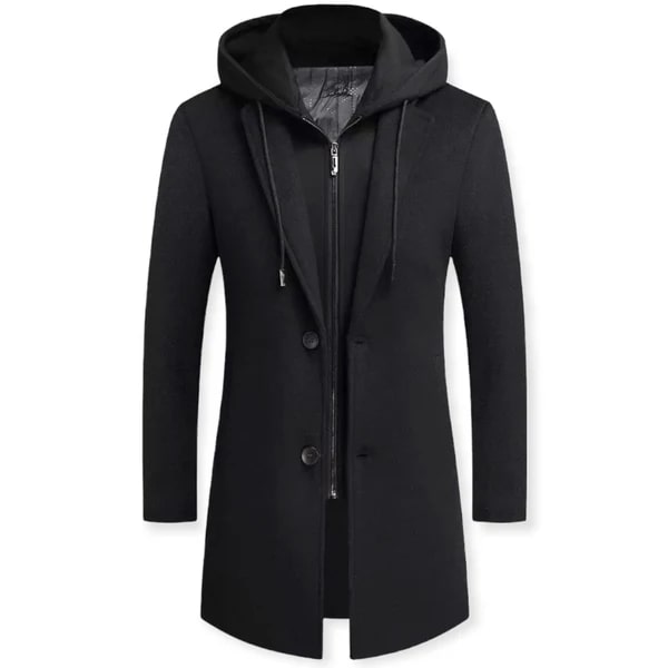 Manteau D’Automne avec Capuche Intégrée pour Homme | Idéal pour Les Occasions Décontractées Et Formelles