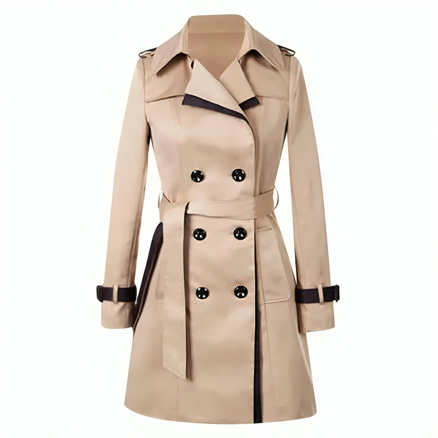 Trench-Coat avec Ceinture pour Femme | Idéal pour Le Quotidien Et Le Travail