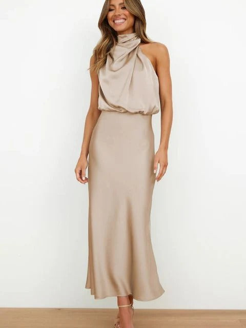 Robe Longue Chemise avec Col et Boutonnage pour Femme | Idéale pour le Travail et les Sorties d’Été