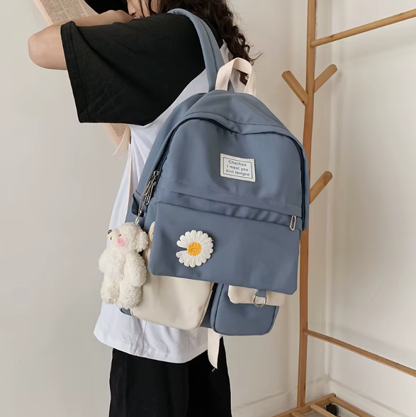 Sac À Dos avec Compartiment Spacieux Et Bretelles Réglables pour Adulte | Idéal pour L’École, L’Université Et L’Usage Quotidien