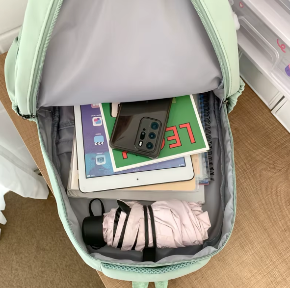 Sac À Dos avec Compartiment Spacieux Et Poches Multiples pour Adulte | Idéal pour L’École, L’Université Et L’Usage Quotidien
