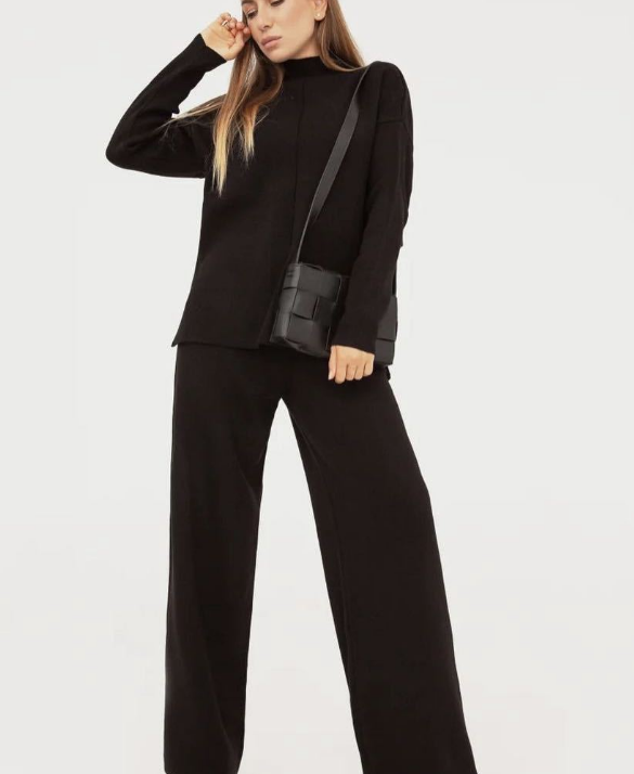 Ensemble Décontracté Deux Pièces avec Haut Ample et Pantalon Large pour Femmes | Idéal pour la Maison et les Sorties Quotidiennes
