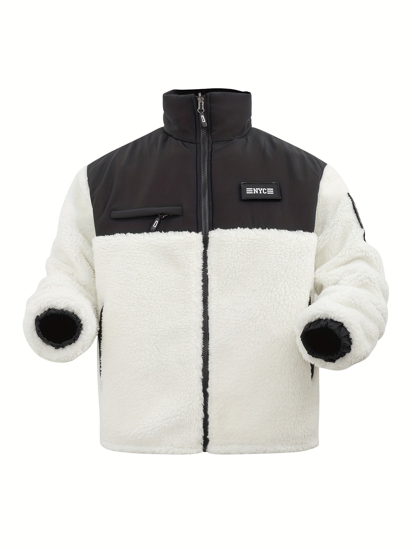 Veste Zippée avec Poches et Col Montant pour Homme | Idéale pour l’Hiver