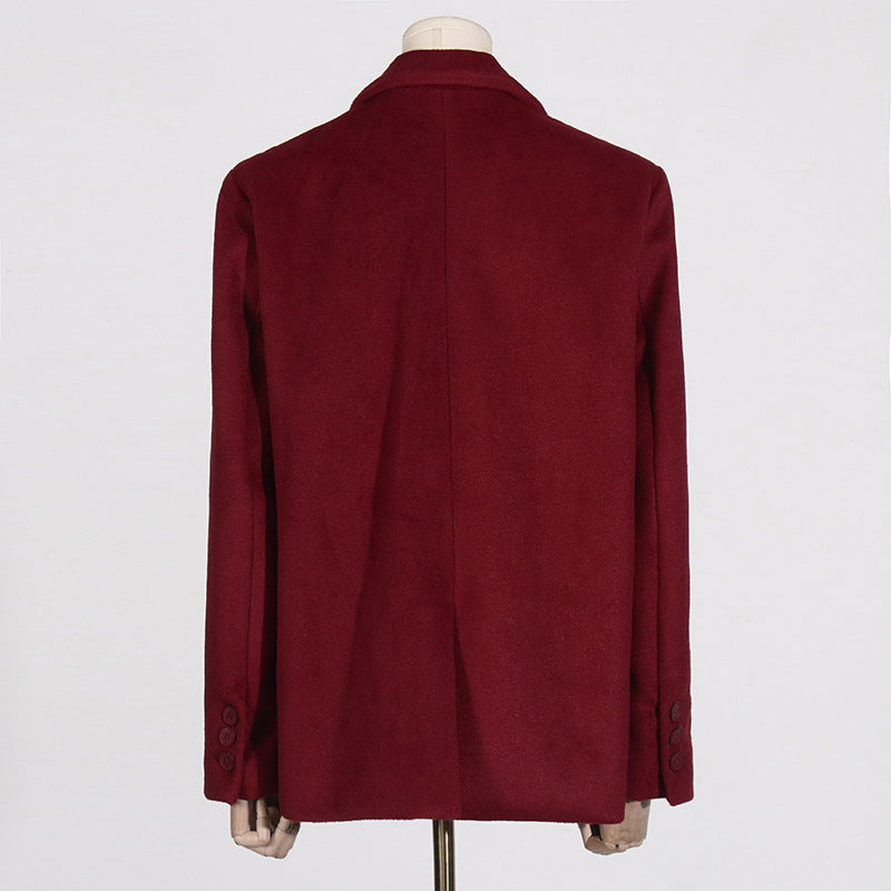 Blazer Avec Ceinture Et Épaules Structurées Pour Femmes | Idéal Pour Le Bureau Et Les Occasions Formelles