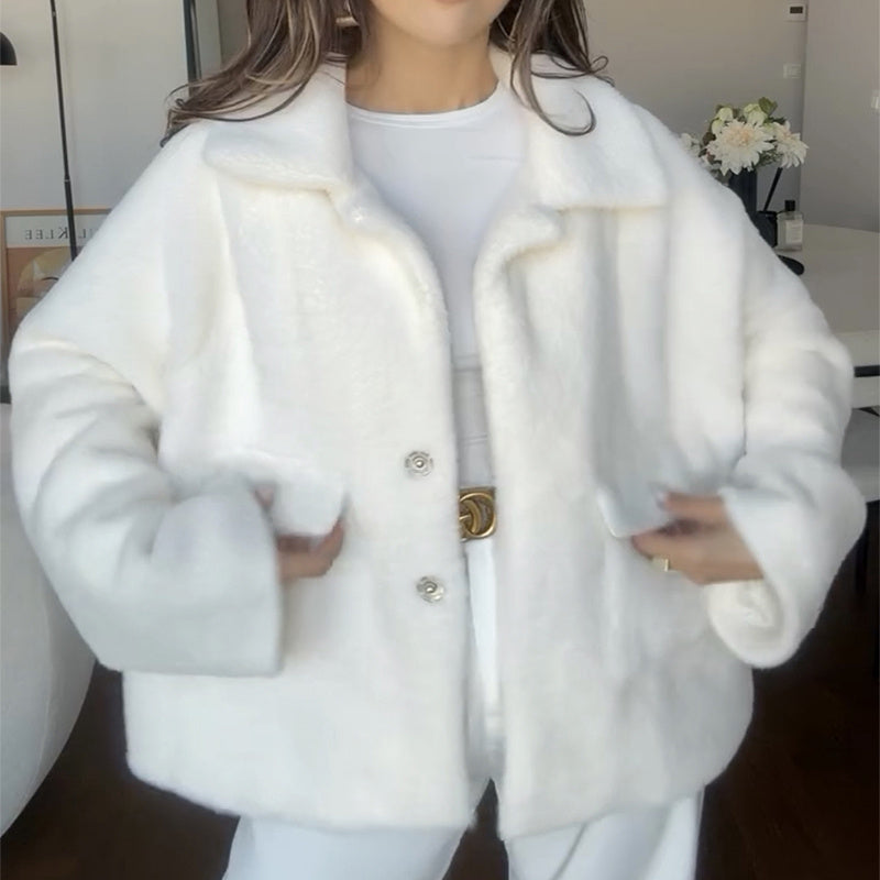 Manteau à Coupe Longue avec Revers Classiques pour Femme | Idéal pour l’Hiver