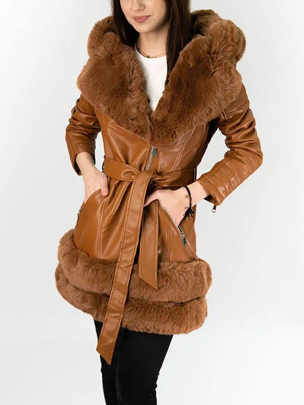 Veste À Capuche avec Finition Douce pour Femme | Idéale pour L’Hiver