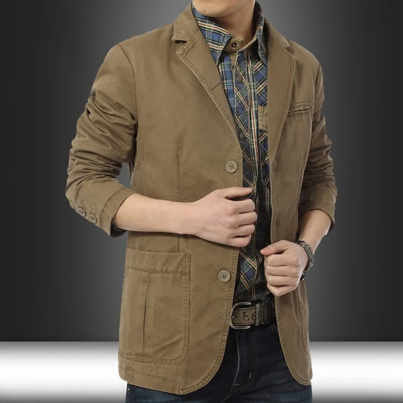 Blazer avec Coupe Structurée pour Homme | Idéal pour Affaires et Occasions Formelles