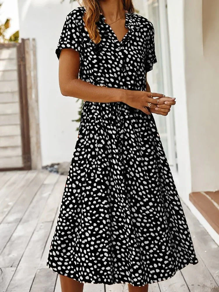 Robe Midi Avec Taille Réglable pour Femme | Idéale pour Les Journées d'Été