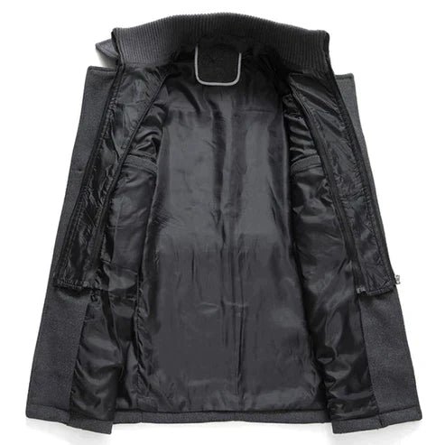 Veste Ajustée avec Fermeture Zippée pour Hommes | Idéale pour l'Hiver