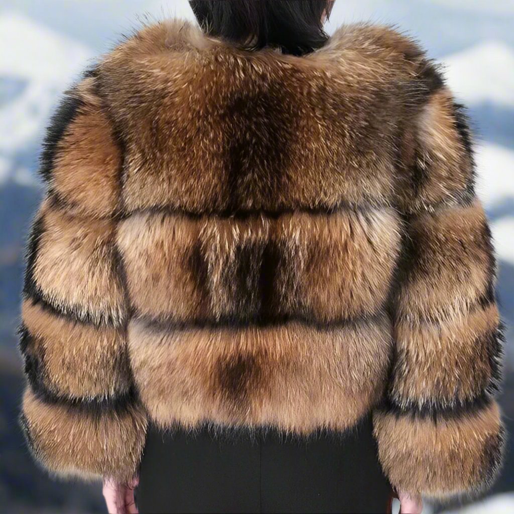 Manteau Réversible à Effet Fourrure pour Femmes | Idéal pour l’Hiver