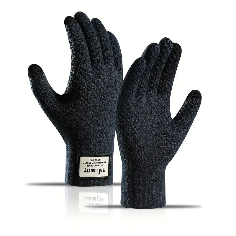 Gants Tricotés avec Fonction Écran Tactile pour Homme | Idéal pour l’Hiver