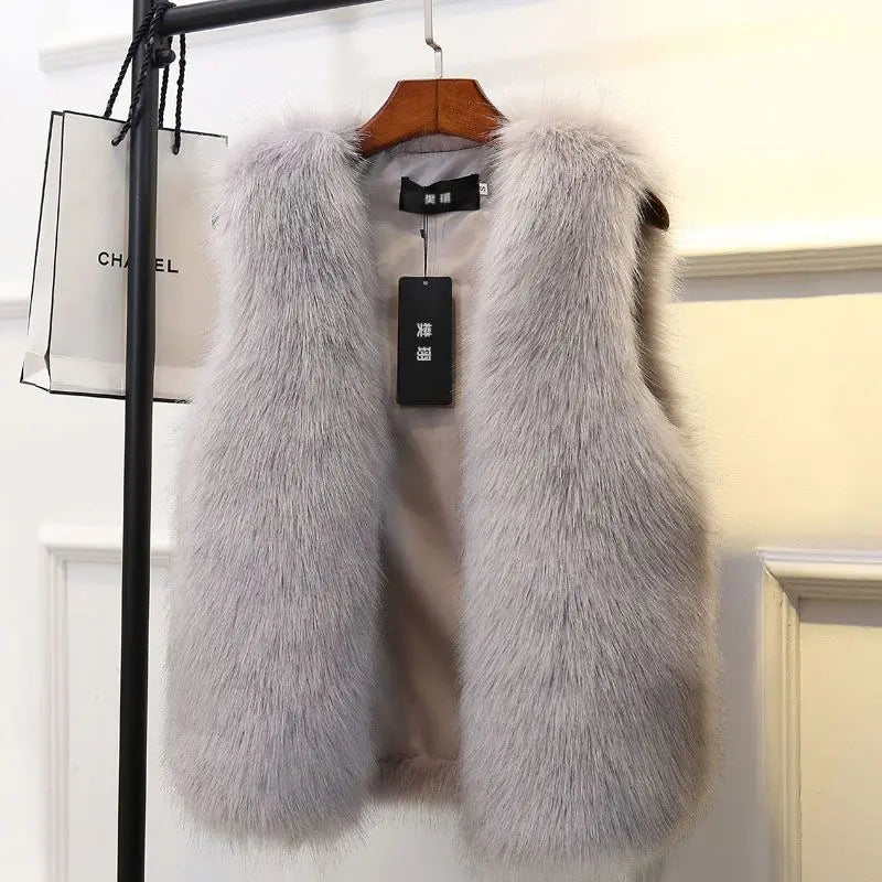 Veste Sans Manches à Effet Texturé pour Femme | Idéale pour l’Automne et l’Hiver