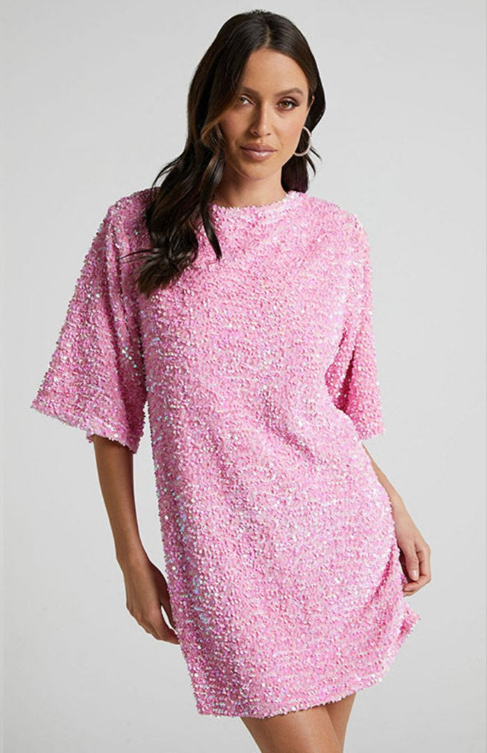Robe De Soirée À Paillettes avec Coupe Ajustée pour Femmes | Idéale pour Les Fêtes De Printemps