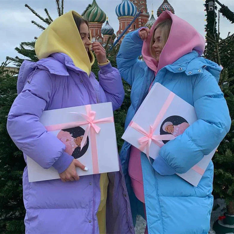 Doudoune Longue avec Capuche Ajustable pour Femme | Idéale pour l’Hiver