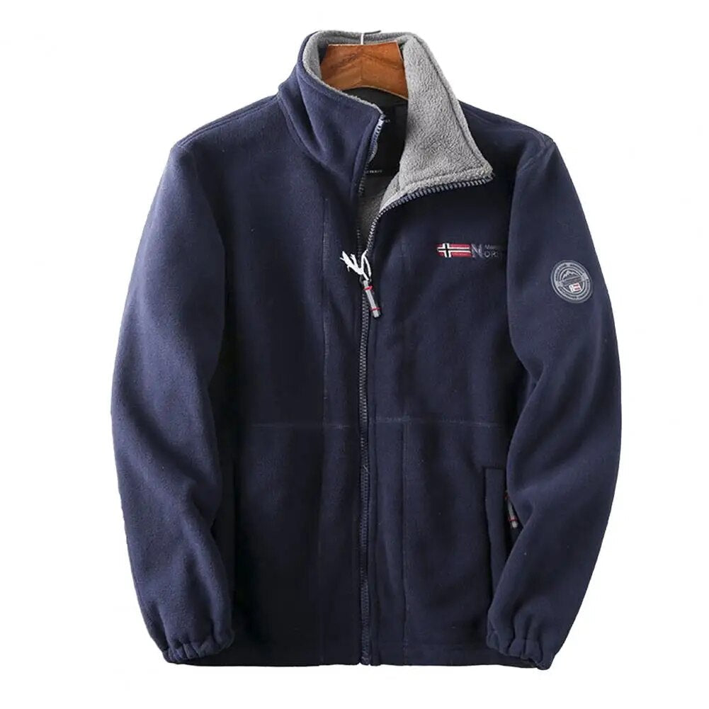 Veste Courte À Manches Lanterne avec Fermeture Zippée pour Hommes | Idéale pour L'Automne Et L'Hiver