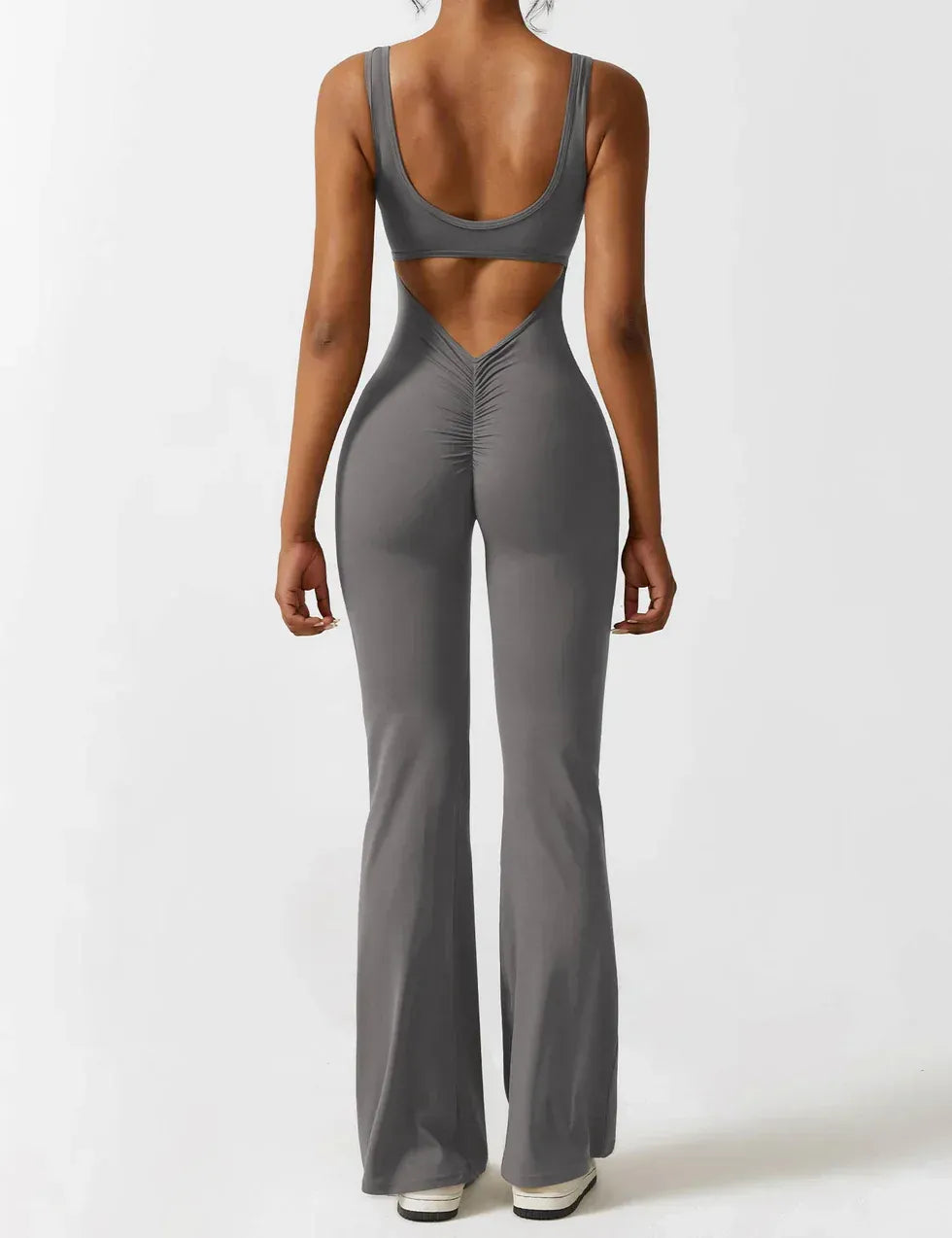 Combinaison Sans Manches à Pantalon Évasé pour Femme | Idéale pour Sport ou Loisirs