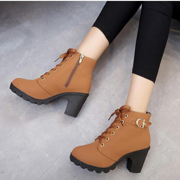 Bottines à Talon pour Femmes avec Design Polyvalent | Idéales pour Toutes Saisons