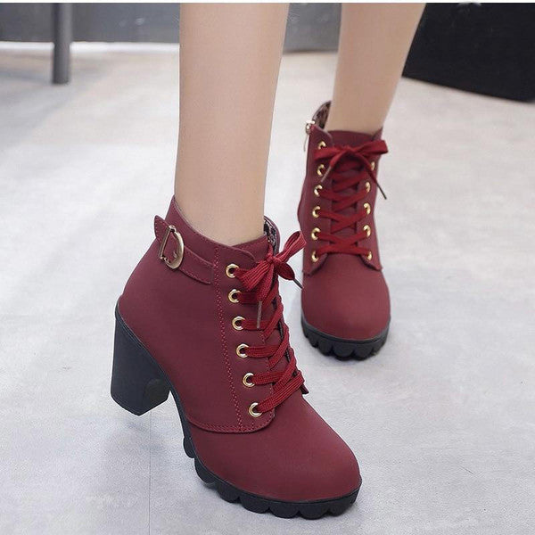 Bottines à Talon pour Femmes avec Design Polyvalent | Idéales pour Toutes Saisons