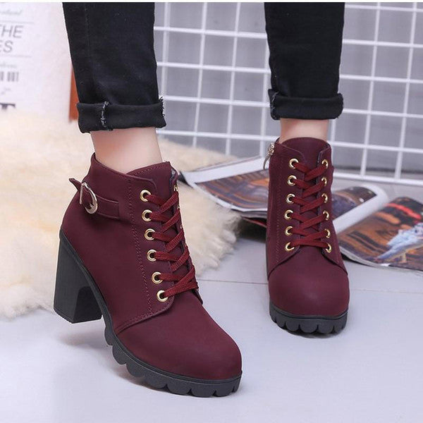 Bottines à Talon pour Femmes avec Design Polyvalent | Idéales pour Toutes Saisons