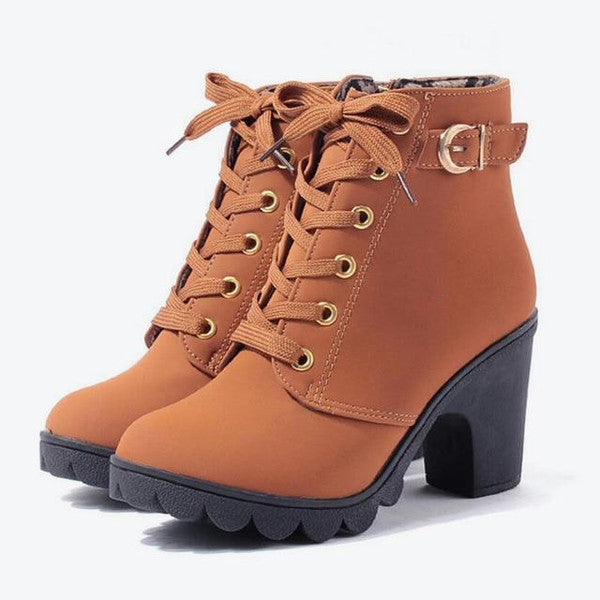 Bottines à Talon pour Femmes avec Design Polyvalent | Idéales pour Toutes Saisons