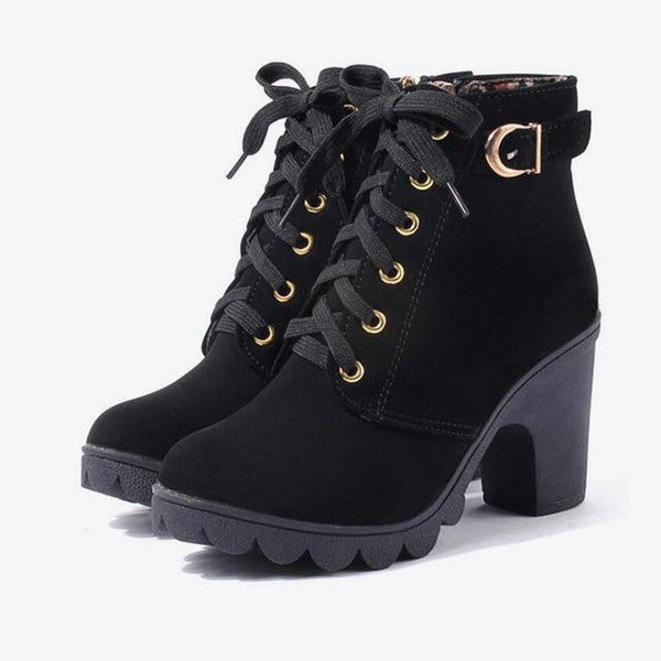 Bottines à Talon pour Femmes avec Design Polyvalent | Idéales pour Toutes Saisons