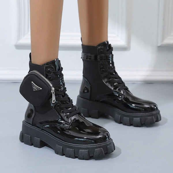 Bottes à Plateforme avec Semelles Épaisses pour Adultes | Idéales pour le Printemps et l’Automne