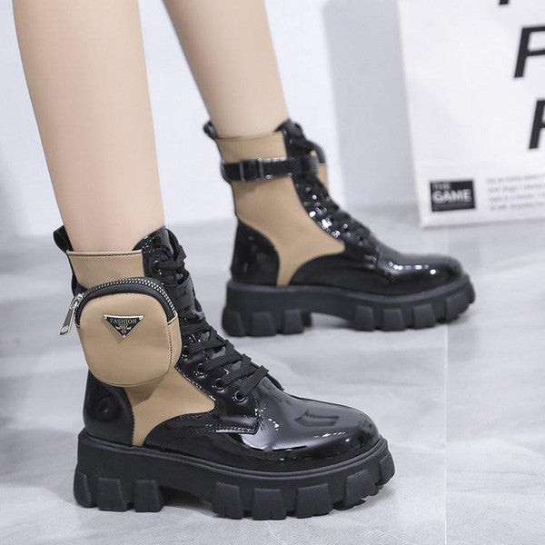 Bottes à Plateforme avec Semelles Épaisses pour Adultes | Idéales pour le Printemps et l’Automne