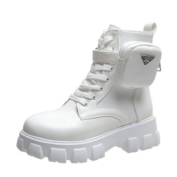 Bottes à Plateforme avec Semelles Épaisses pour Adultes | Idéales pour le Printemps et l’Automne