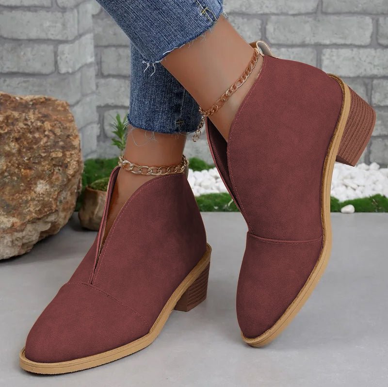 Bottines Chelsea à Talons avec Bout Pointu pour Femmes | Idéales pour l’Automne et l’Hiver