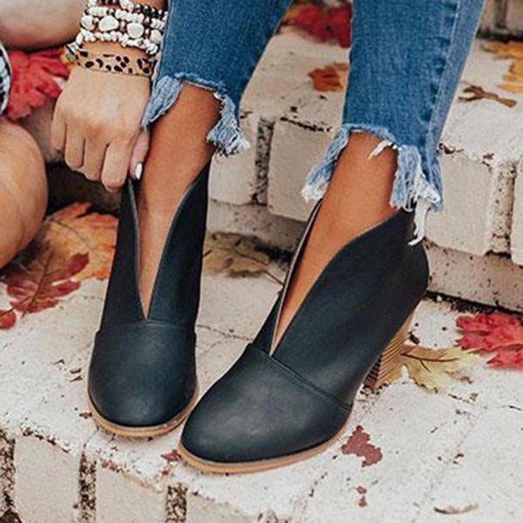 Bottines Chelsea à Talons avec Bout Pointu pour Femmes | Idéales pour l’Automne et l’Hiver