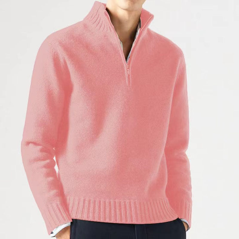 Pull avec Col Zippé pour Homme | Idéal pour Les Tenues Décontractées