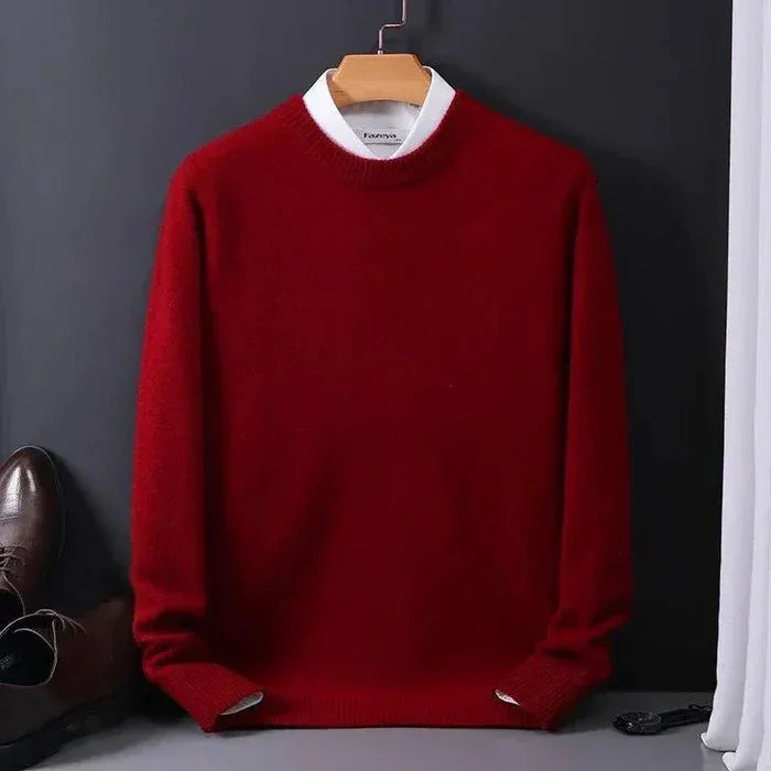 Pull ample à col rond pour homme | Idéal pour les journées décontractées ou les environnements intérieurs
