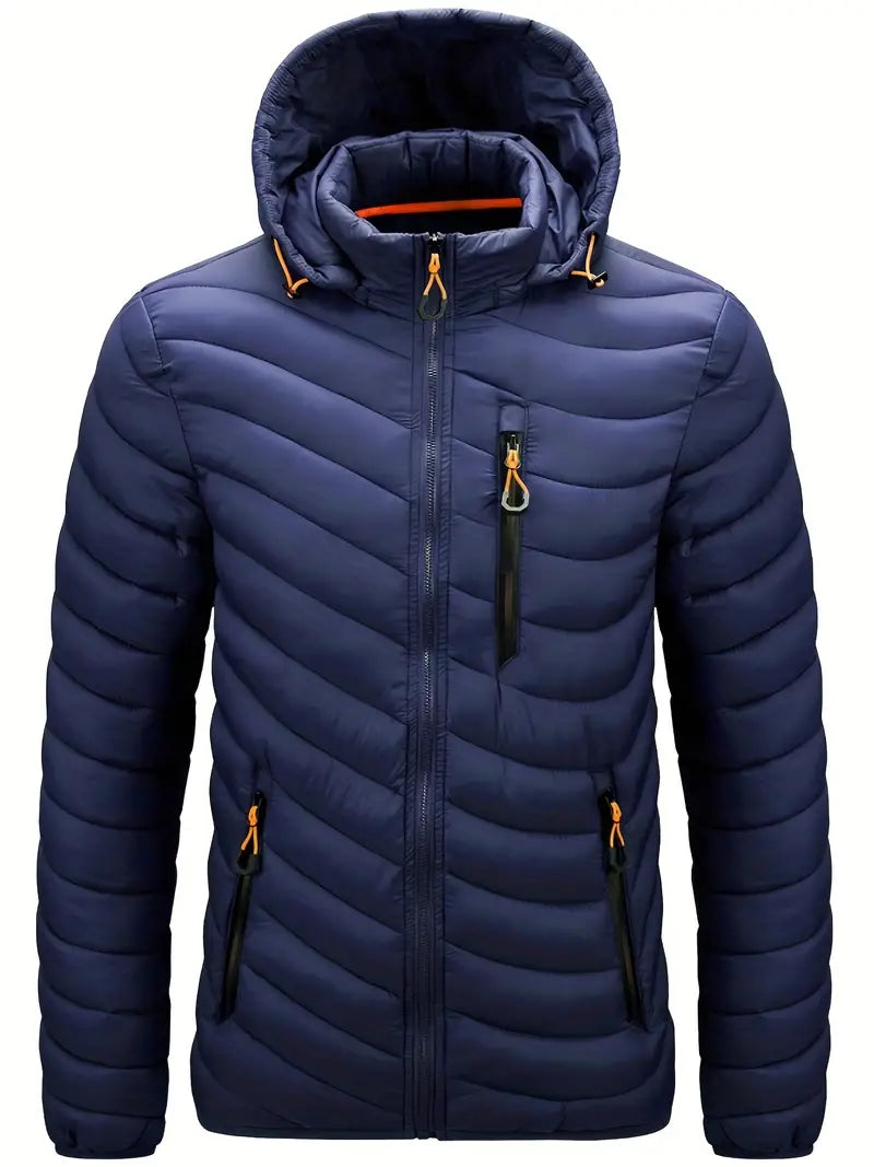 Veste D’Hiver Avec Capuche Ajustable Pour Homme | Idéale Pour La Saison Froide