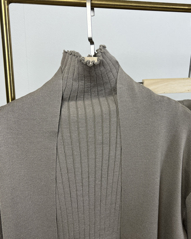 Ensemble Trois Pièces avec Top, Pantalon et Long Manteau pour Femmes | Idéal pour le Travail et les Occasions Formelles