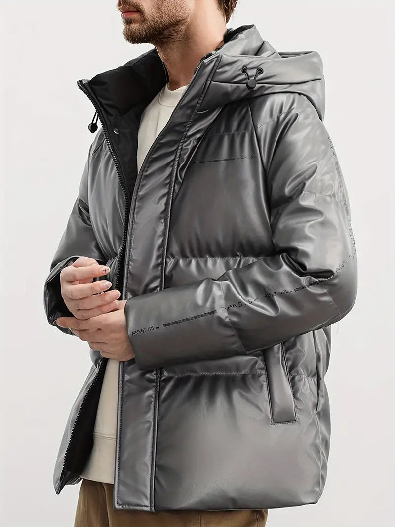 Veste Matelassée avec Fermeture Éclair et Poches pour Homme | Idéale pour l’Hiver