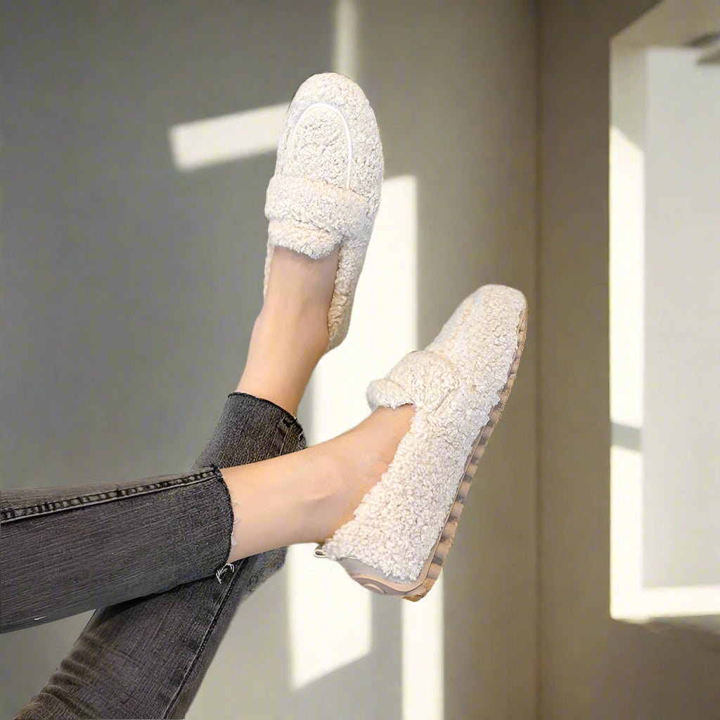 Chaussons À Enfiler avec Semelle Antidérapante pour Femme | Idéals pour Détente À La Maison