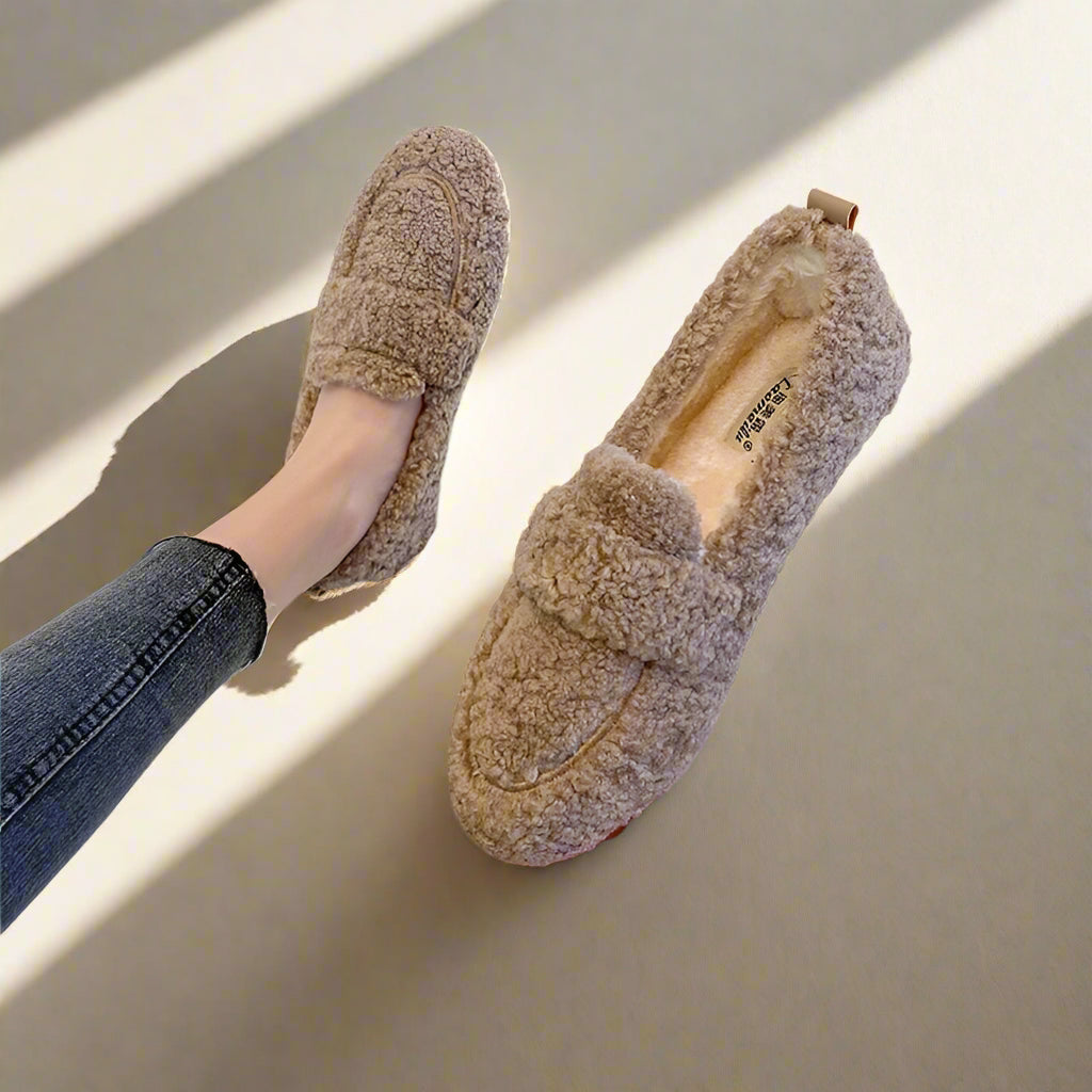 Chaussons À Enfiler avec Semelle Antidérapante pour Femme | Idéals pour Détente À La Maison