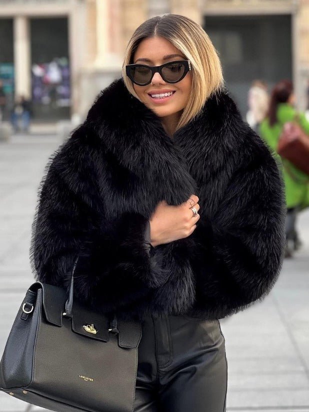 Manteau Court à Manches Longues pour Femme | Idéal pour la Saison Froide