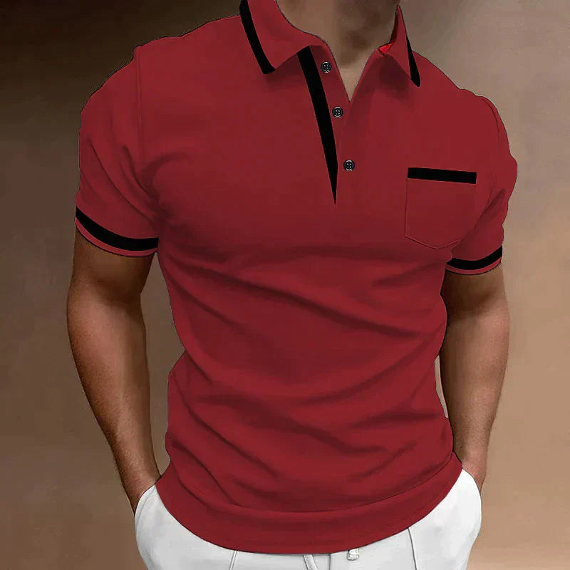 Polo avec Poche Poitrine et Coupe Classique pour Homme | Idéal pour le Quotidien