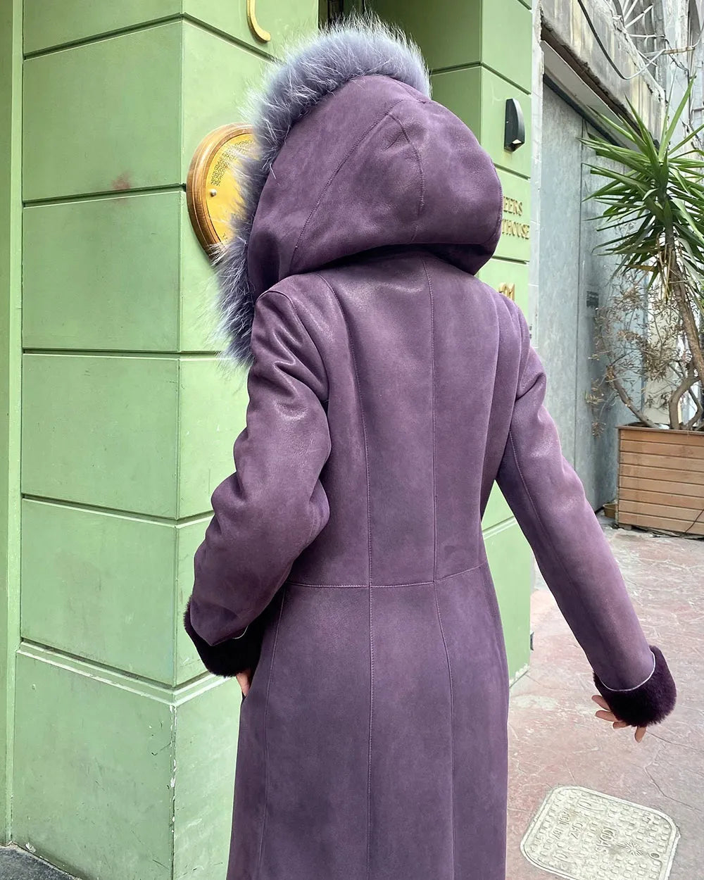 Manteau Long à Capuche avec Bordure pour Femmes | Idéal pour la Saison Hivernale