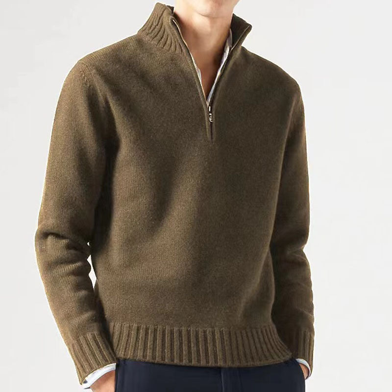 Pull avec Col Zippé pour Homme | Idéal pour Les Tenues Décontractées