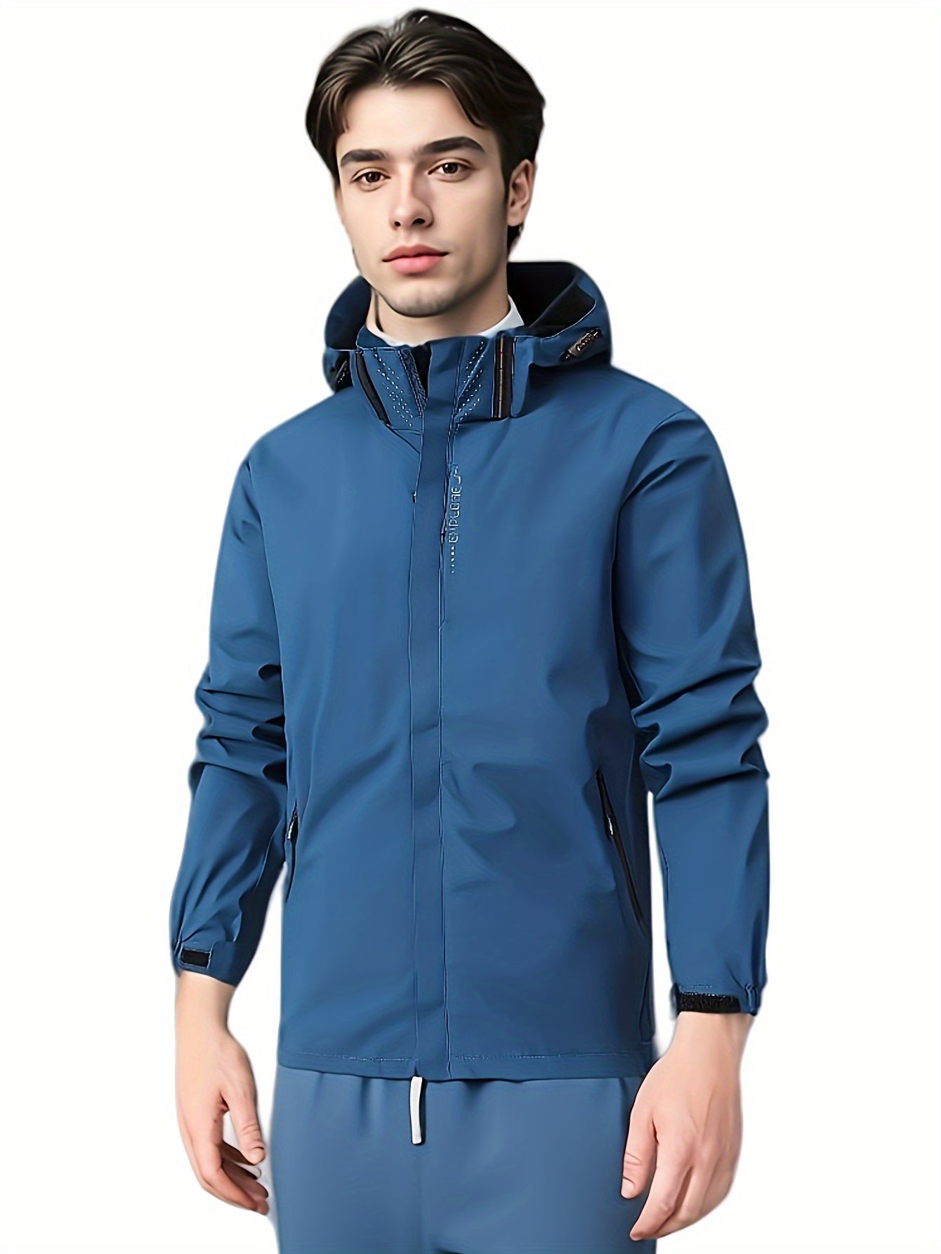 Veste Légère avec Poches Fonctionnelles et Fermeture Zippée pour Hommes | Idéale pour Activités de Plein Air et Quotidien