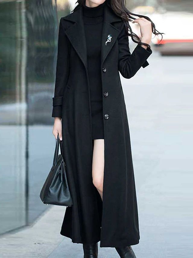 Manteau Long avec Ceinture pour Femme | Idéal pour L’Hiver