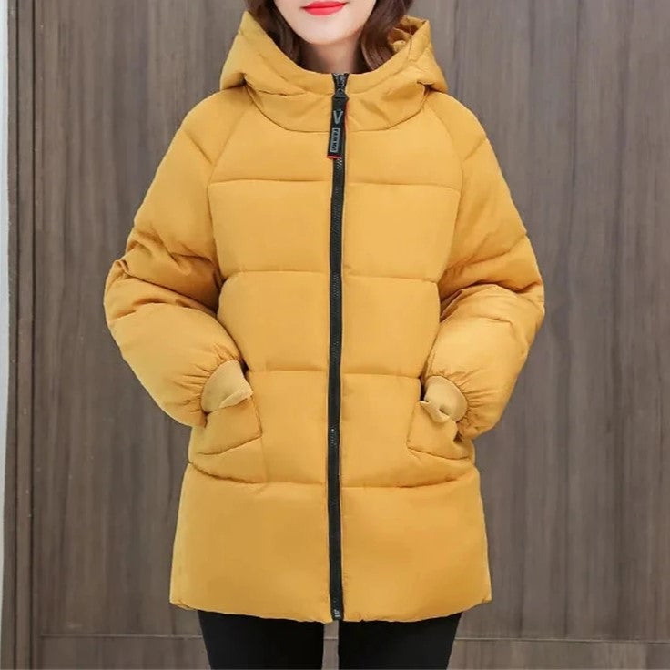 Parka Long avec Capuche et Coupe Ample pour Femmes | Idéal pour l’Hiver