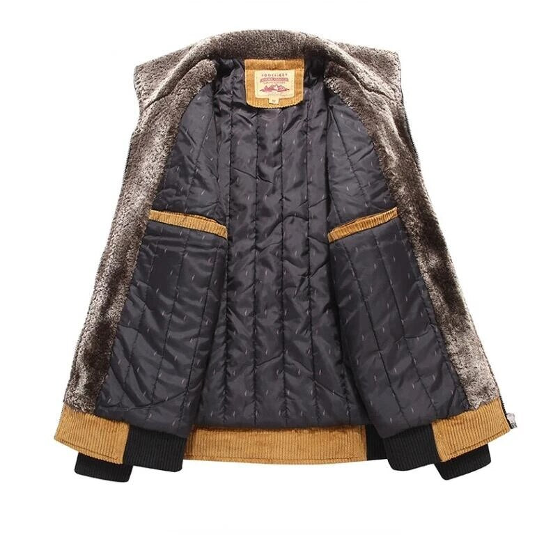 Veste D’Hiver À Coupe Classique pour Hommes | Idéale pour Saison Froide