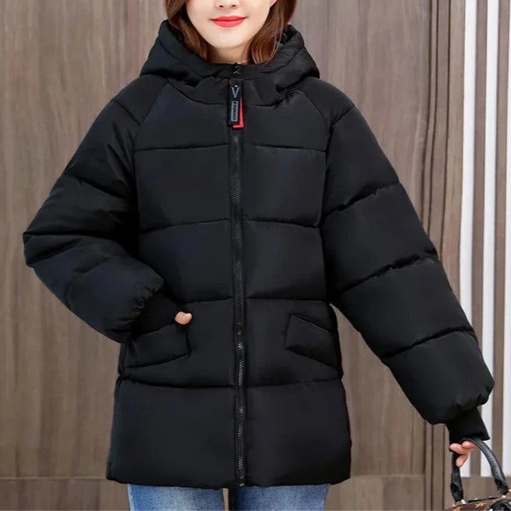 Parka Long avec Capuche et Coupe Ample pour Femmes | Idéal pour l’Hiver