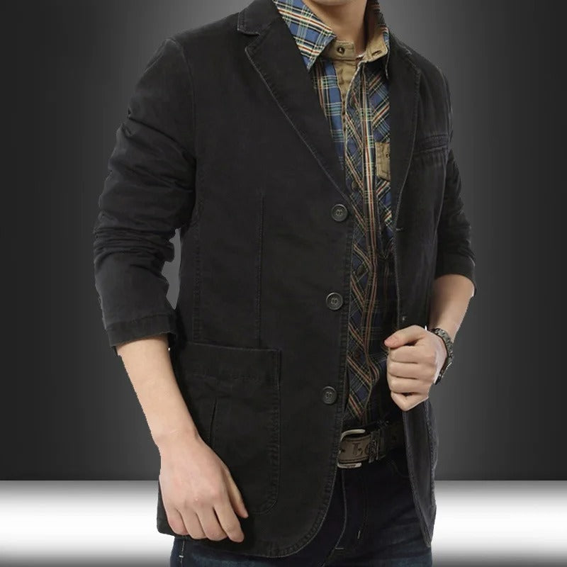 Blazer avec Coupe Structurée pour Homme | Idéal pour Affaires et Occasions Formelles