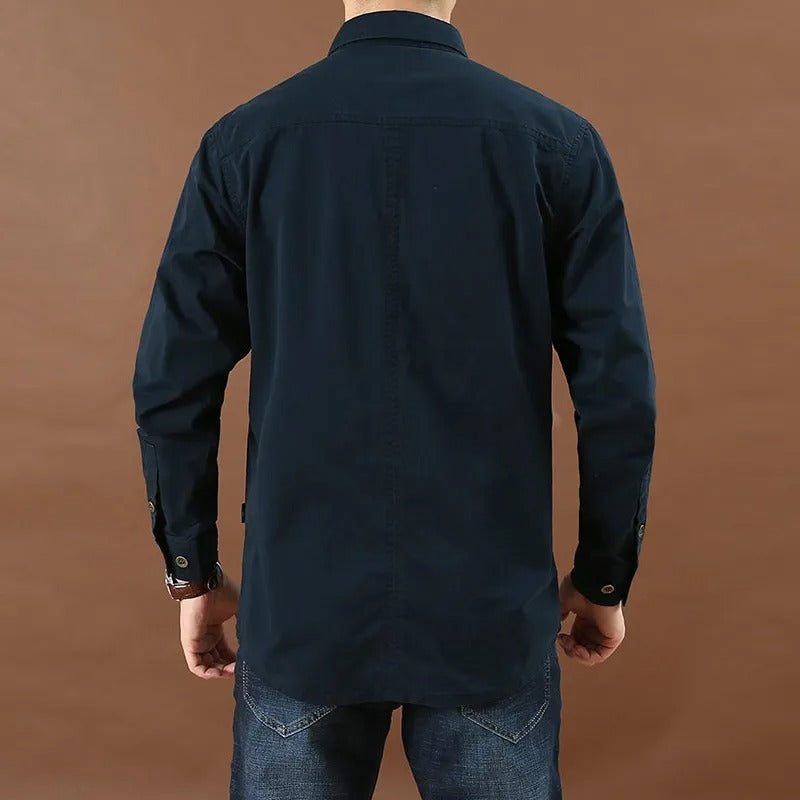 Chemise À Manches Longues avec Coupe Ajustée pour Homme | Idéale pour Un Usage Quotidien
