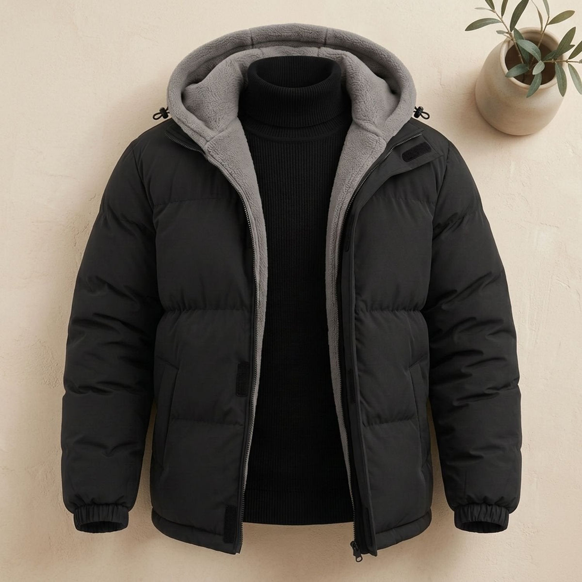 Doudoune à capuche pour hommes