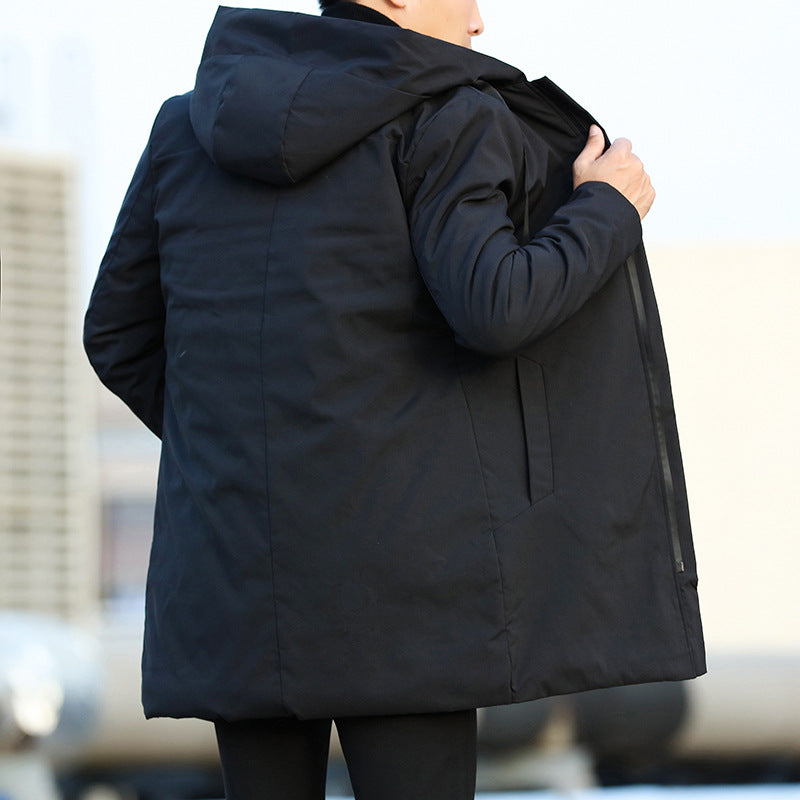 Parka Longue avec Capuche et Poches Multiples pour Homme | Idéale pour Temps Froid et Humide